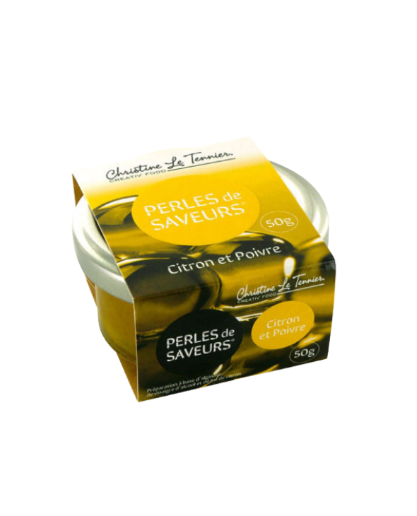Perle de saveurs Citron et poivre