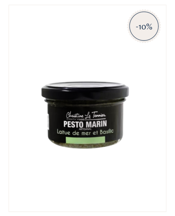 Pesto d'algues basilic et huile d'olive