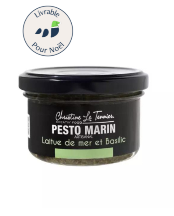 Pesto d'algues basilic et huile d'olive