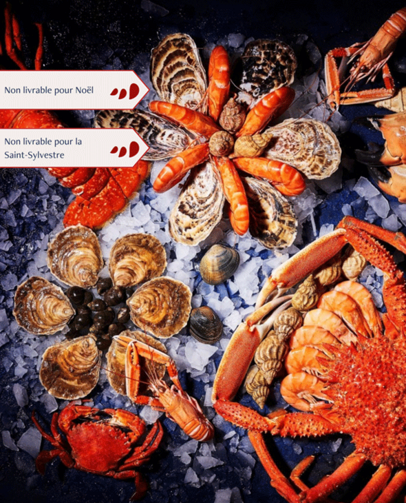 Plateau de fruits de mer à composer