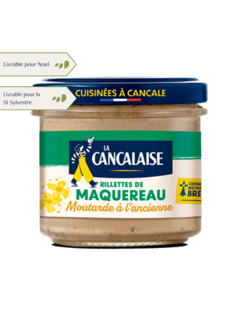 Rillettes de Maquereau à la moutarde à l'ancienne 