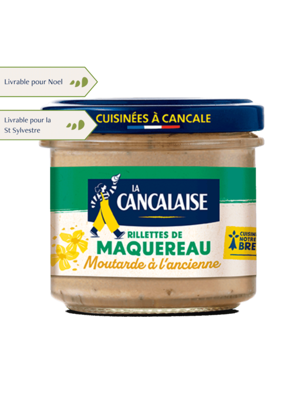 Rillettes de Maquereau à la moutarde à l'ancienne 