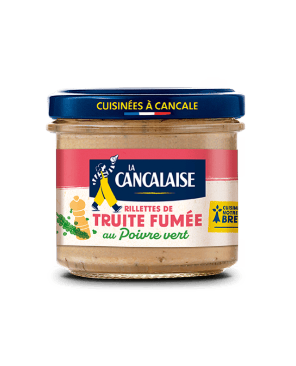 Rillettes de Truite Fumée au poivre vert 