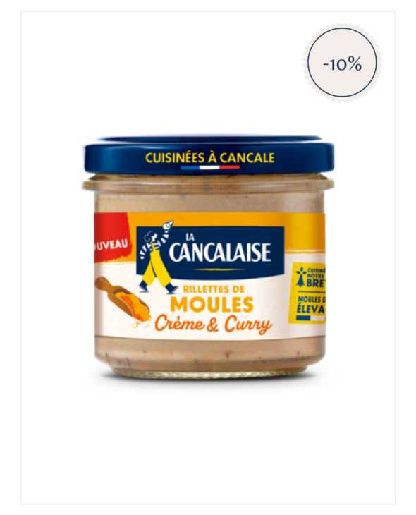 Rillettes de Moules à la Crème & au Curry 