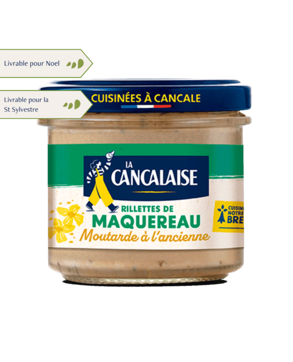 Rillettes de Maquereau à la moutarde à l'ancienne 