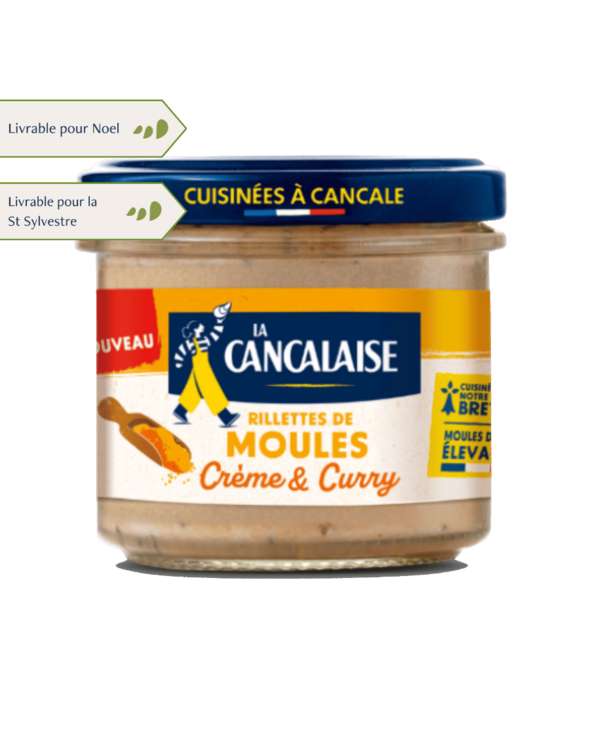 Rillettes de Moules à la Crème & au Curry 