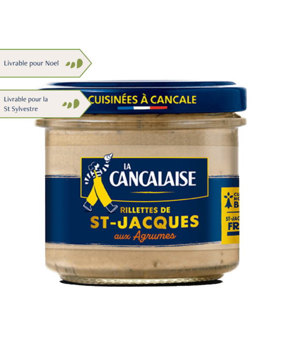 Rillettes de Coquilles Saint Jacques aux agrumes