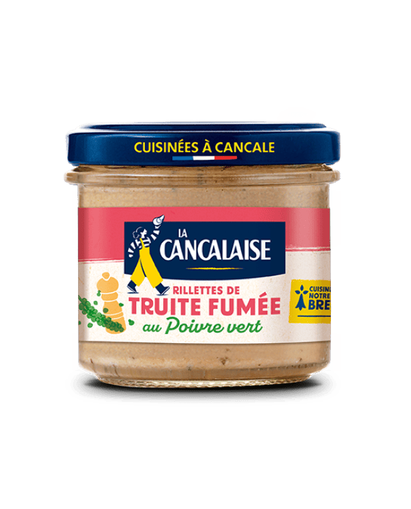 Rillettes de Truite Fumée au poivre vert 