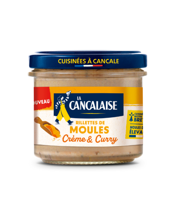 Rillettes de Moules à la Crème & au Curry 