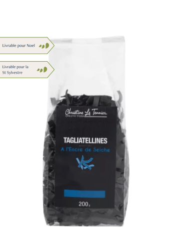 Tagliatellines à l'encre de seiche
