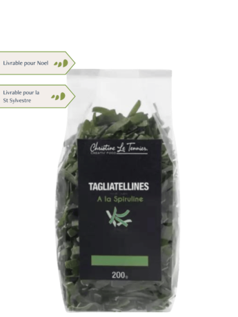 Tagliatellines à la spiruline