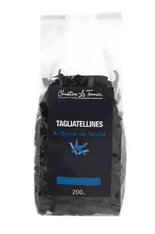 Tagliatellines à l'encre de seiche