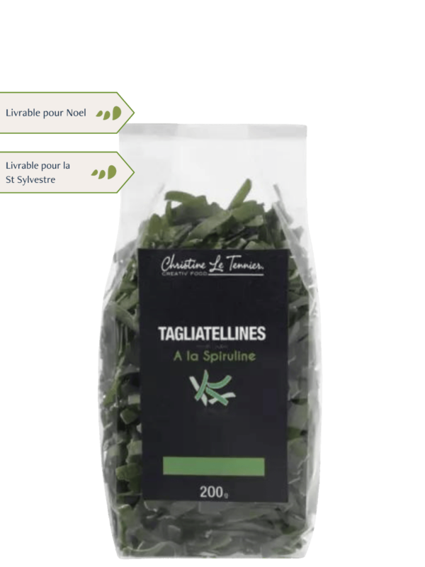 Tagliatellines à la spiruline