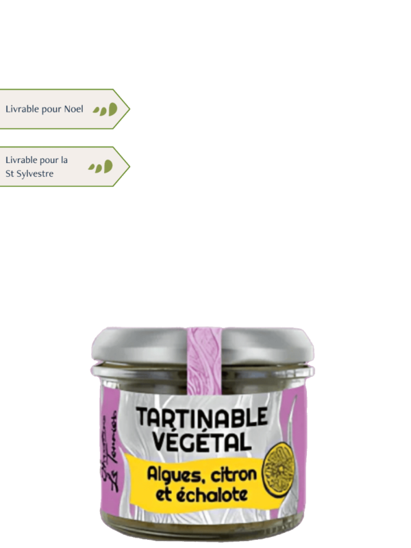 Tartinable d'Algues - Echalotes & Citron