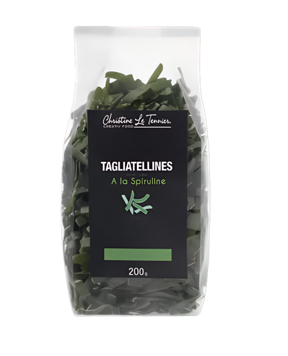 Tagliatellines à la spiruline