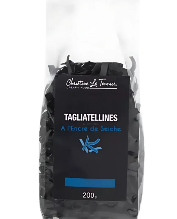 Tagliatellines à l'encre de seiche