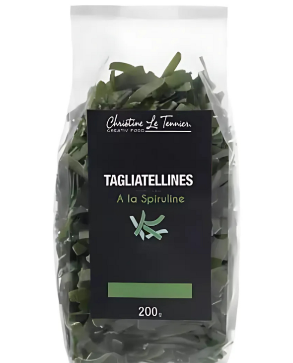 Tagliatellines à la spiruline