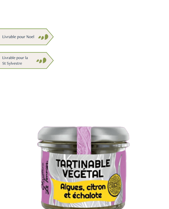 Tartinable d'Algues - Echalotes & Citron
