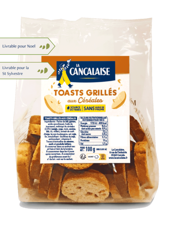 Toast aux céréales 