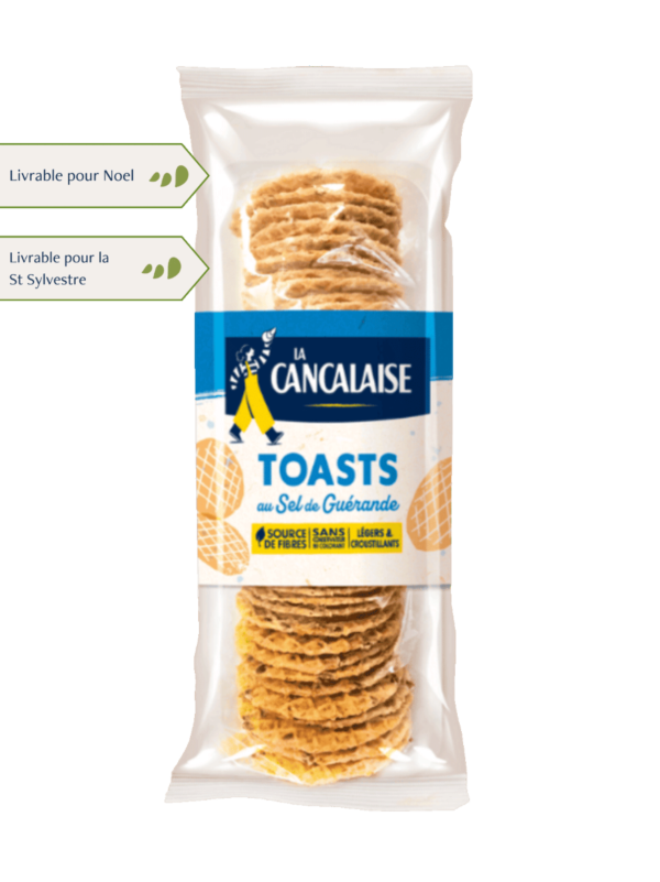 Toasts au sel de Guérande 