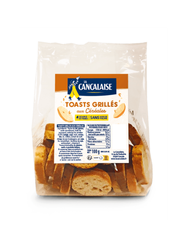 Toast aux céréales 