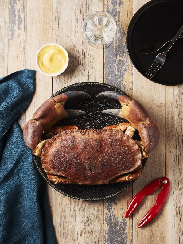 Tourteau cuit par nos soins