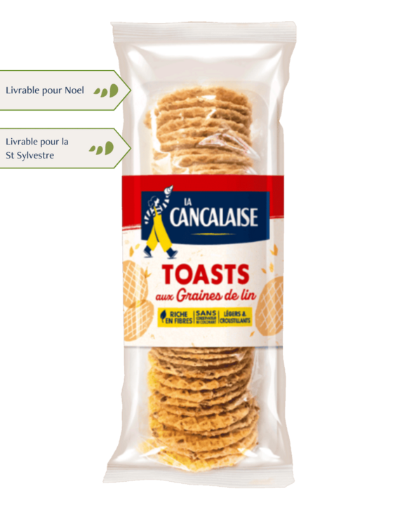 Toasts aux graines de Lin 