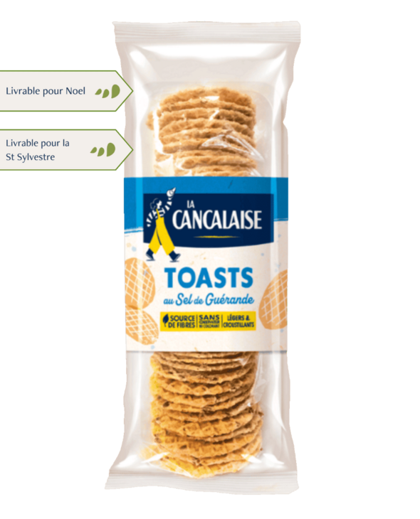 Toasts au sel de Guérande 