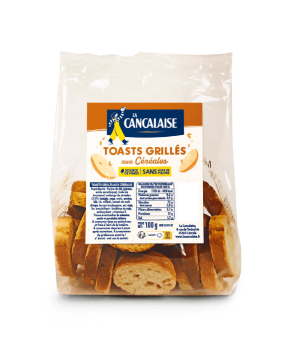 Toast aux céréales 