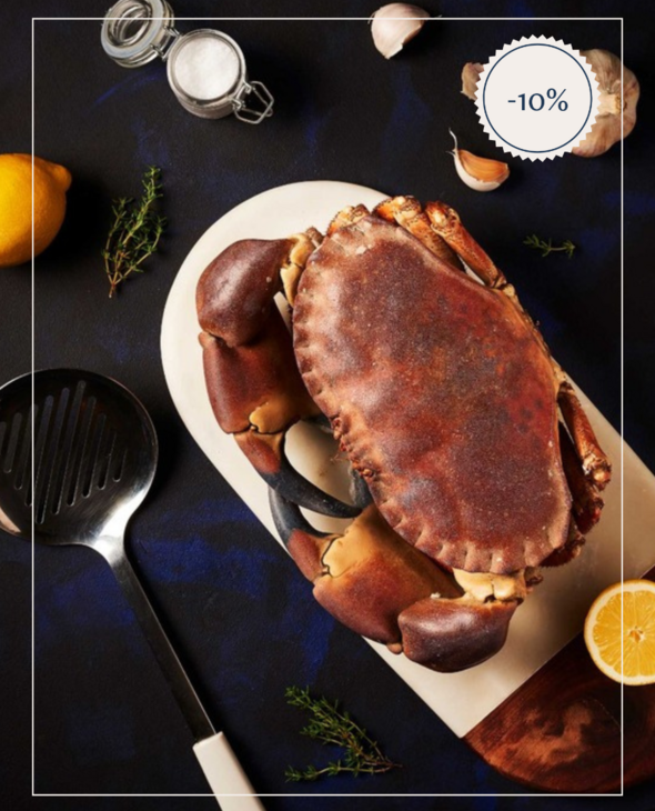 Tourteau cuit par nos soins